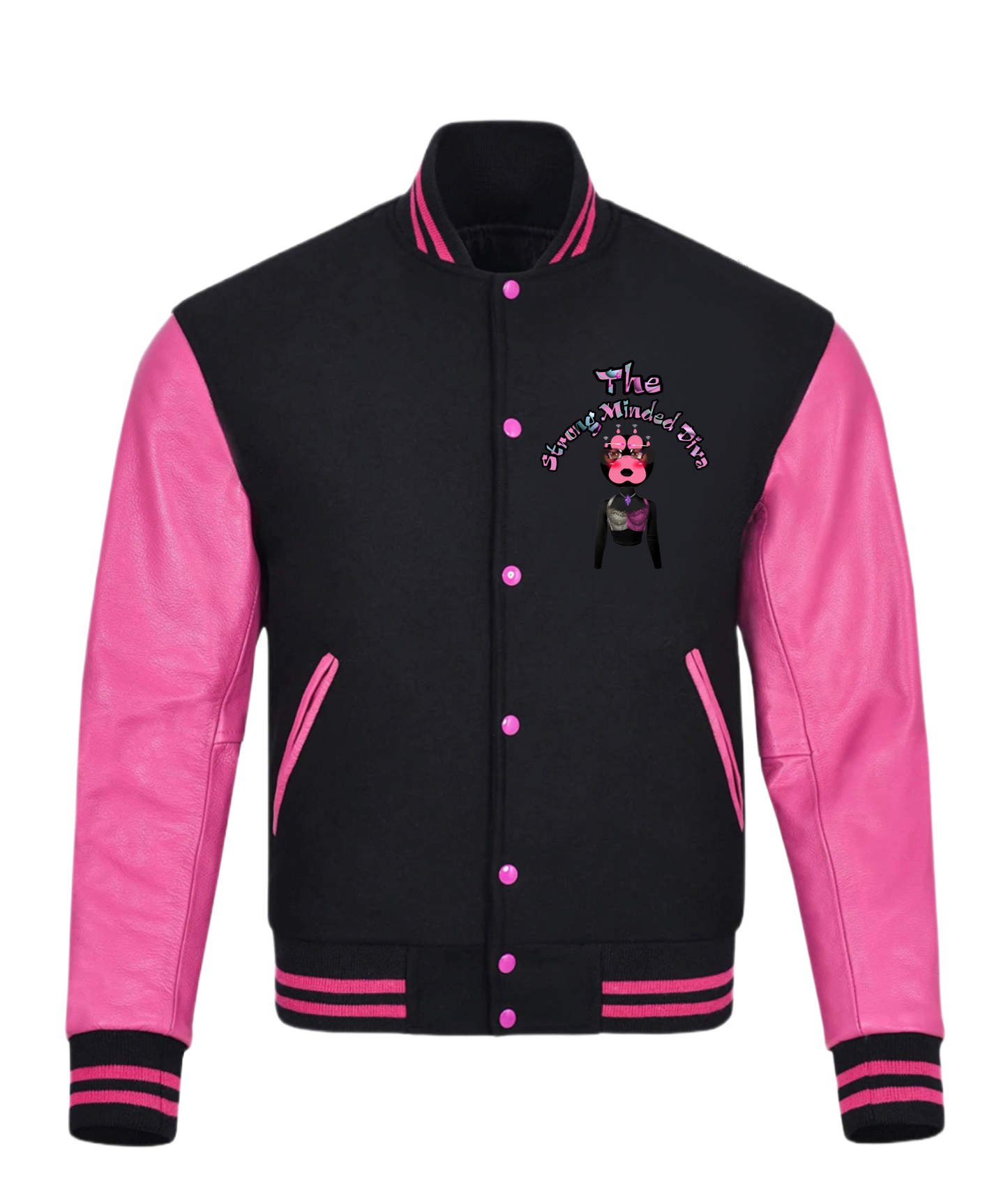 The Strong Minded Diva Varsity Jacket