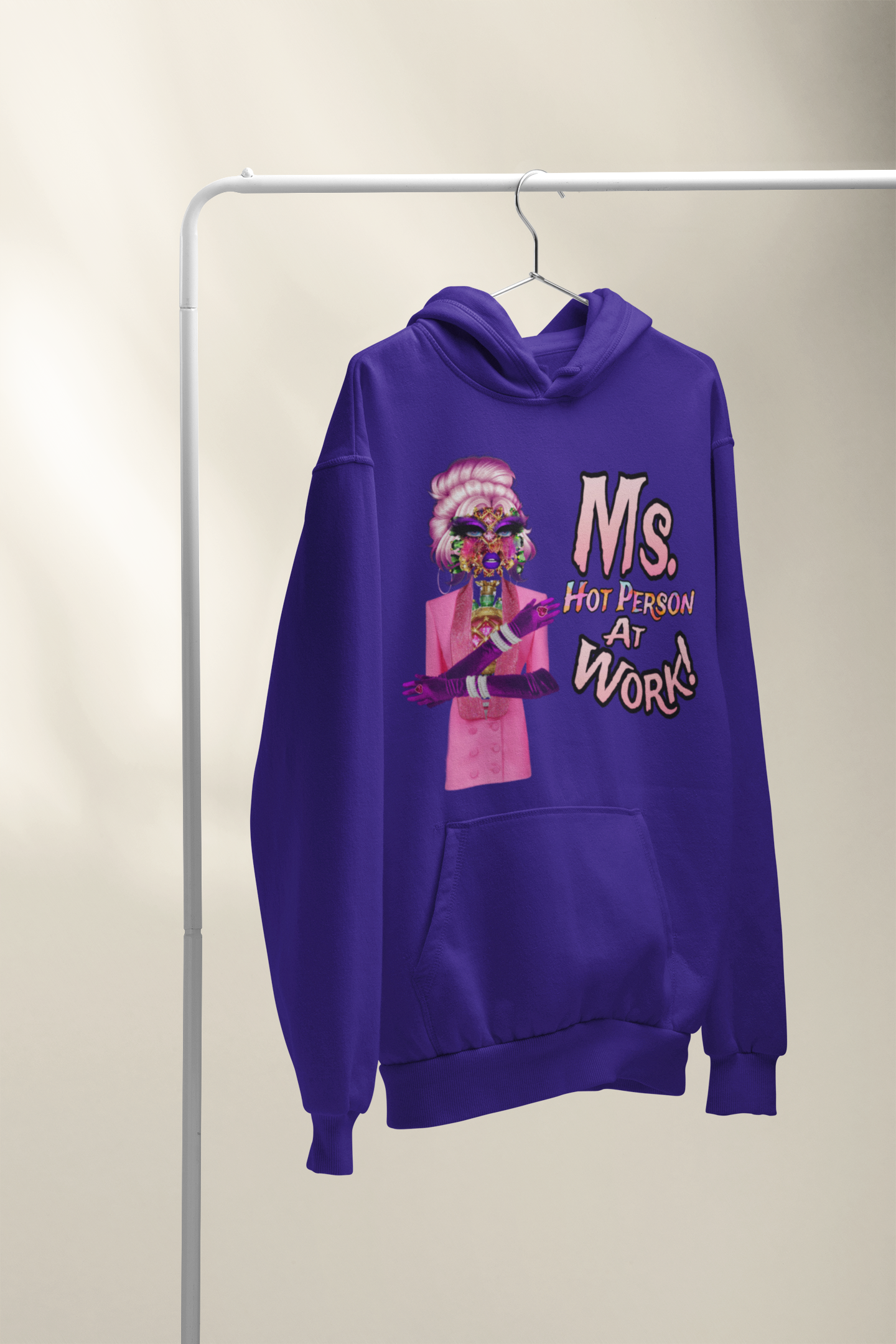 Ms. Hot Person at Work Hoodie