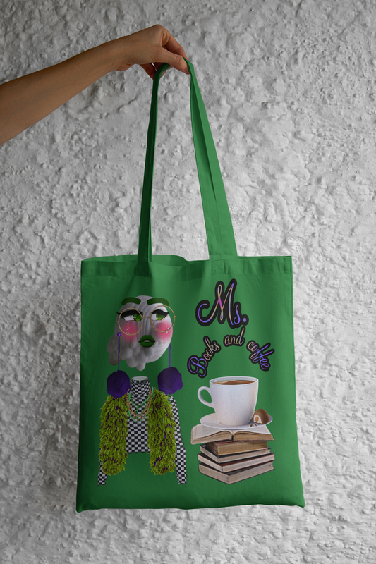 Ms. Books and coffee Tote