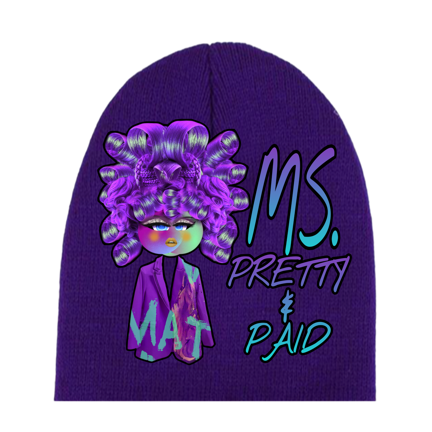 Ms. Pretty & Paid Beanie Hat