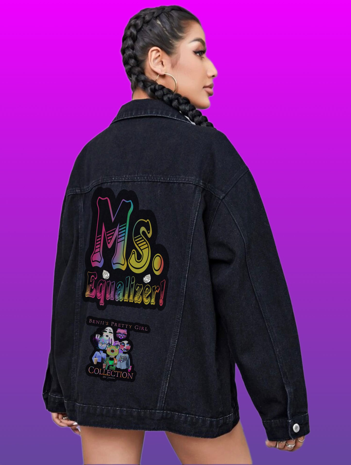 Ms. Equalizer! Denim Jacket (BPGC Jackets)