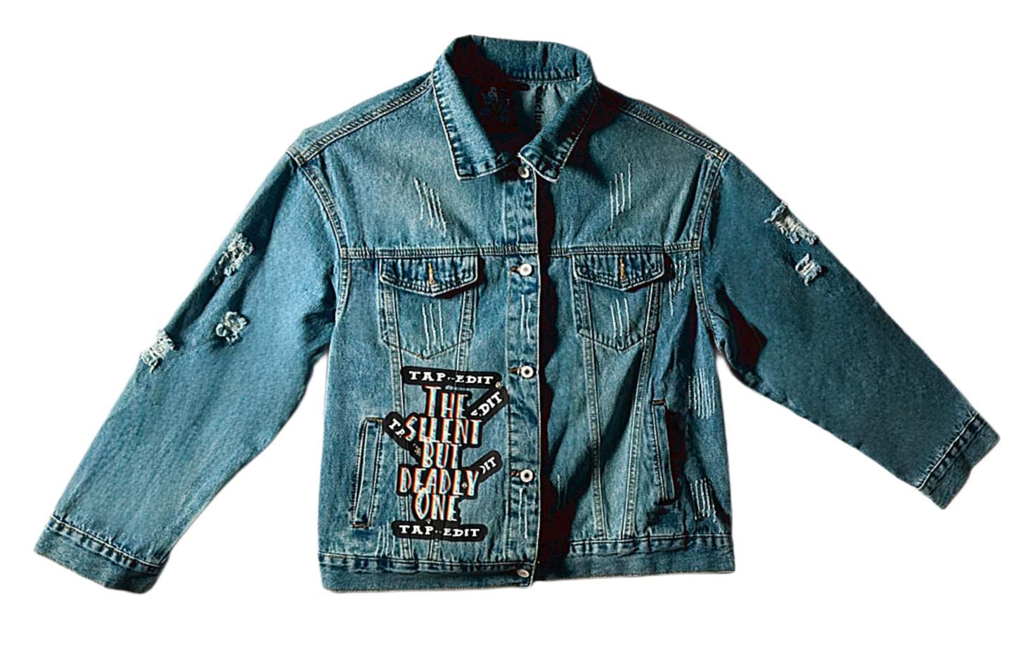 The Silent But Deadly One Denim Jacket (BPGC Jackets)