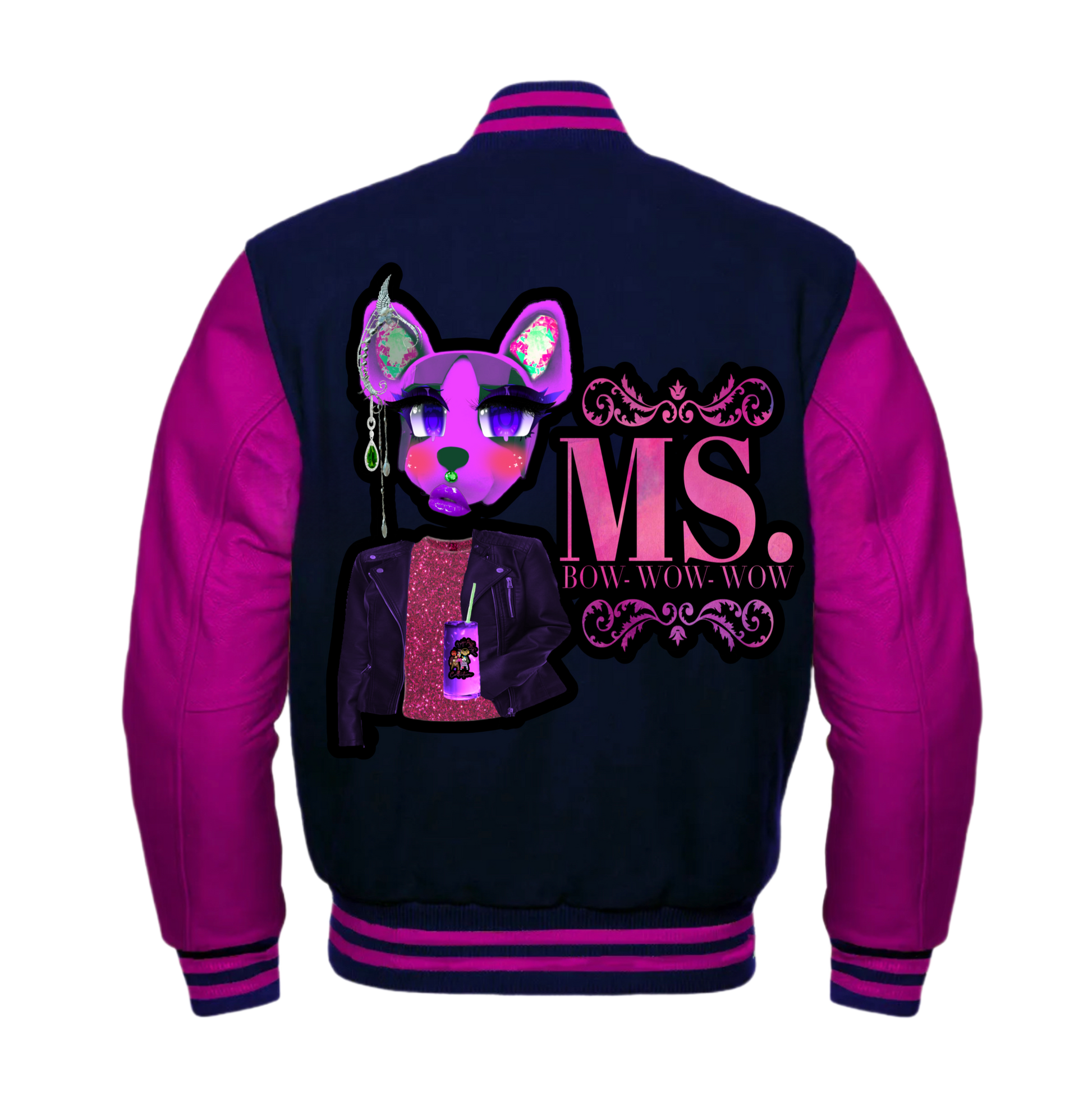 Ms. Bow-Wow-Wow Varsity Jacket – Benji's Pretty Girl Collection